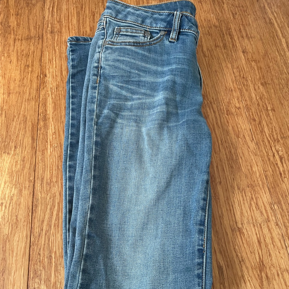 Prana women’s skinny jeans size 8 medium wash denim